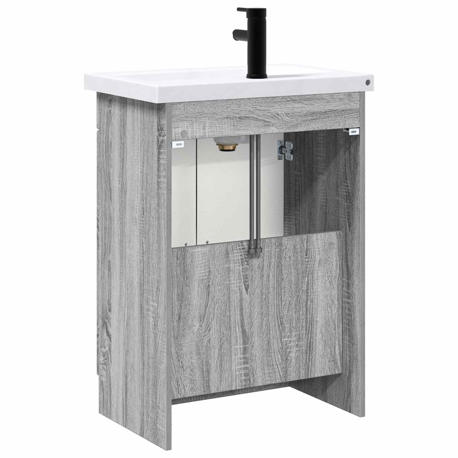 Set namještaja za kupaonicu Siva Sonoma 78,5 x 37,5 x 81 cm