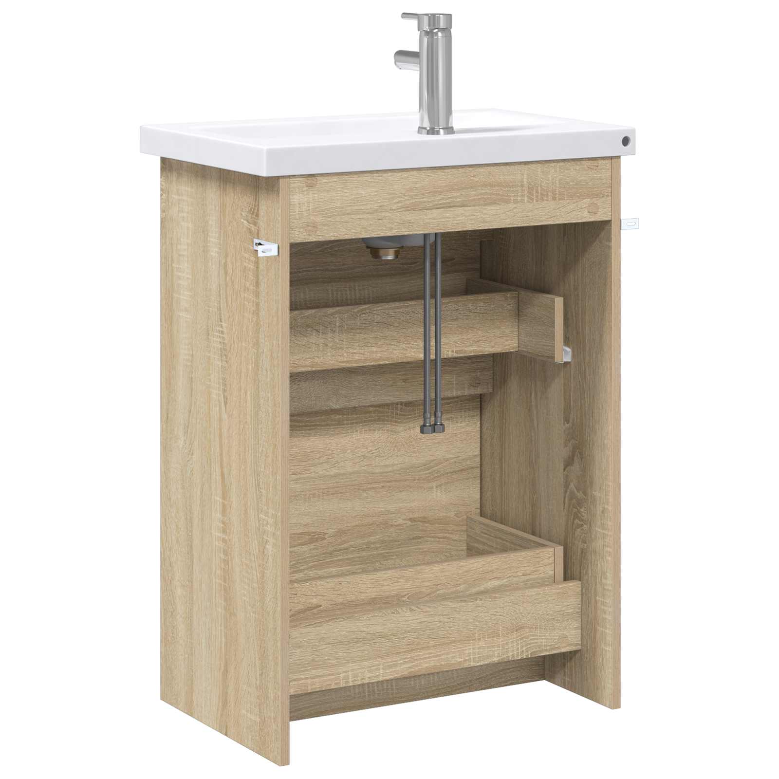 Set namještaja za kupaonicu Hrast sonoma 61 x 40 x 84,5 cm