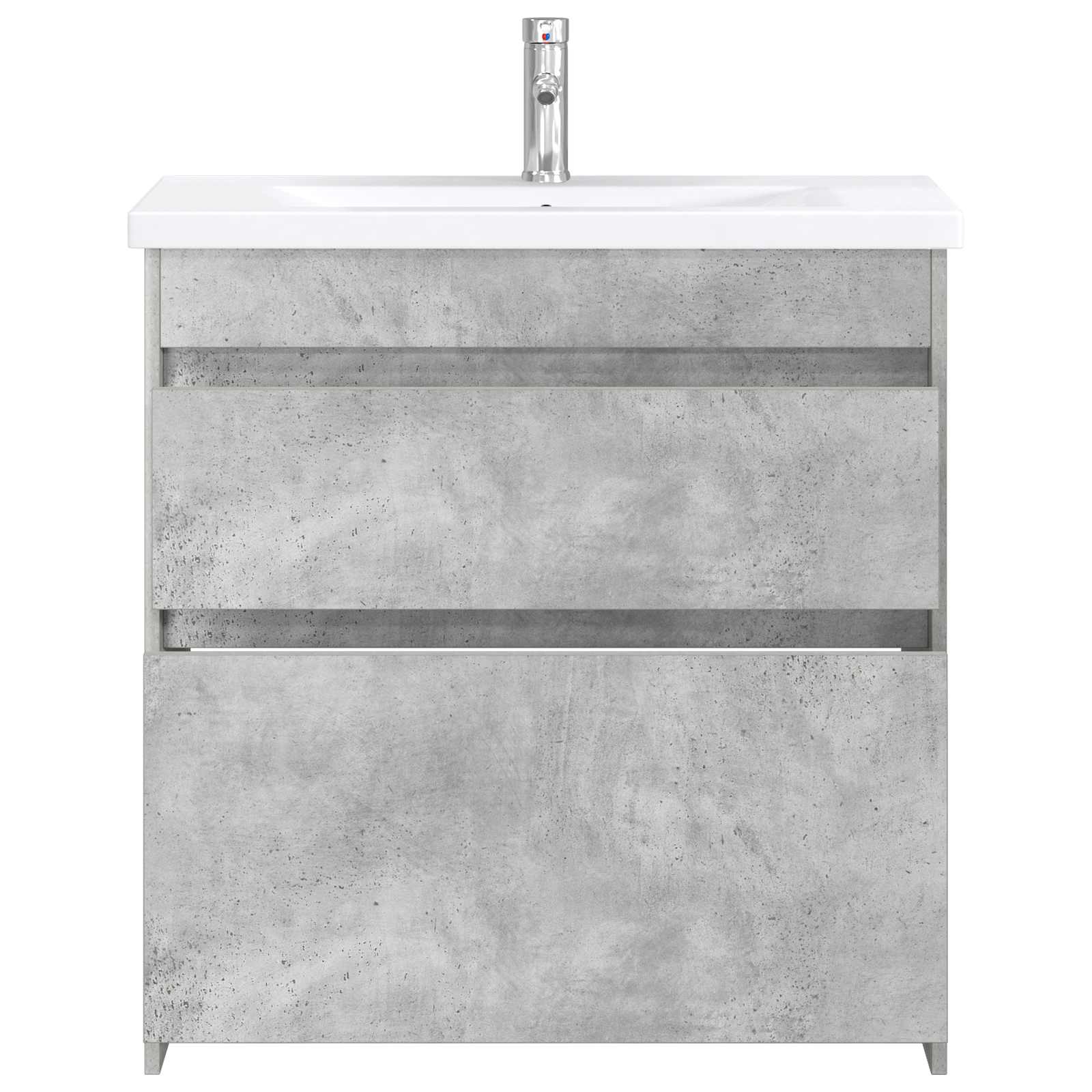 Set namještaja za kupaonicu Betonska siva 81 x 40 x 84,5 cm