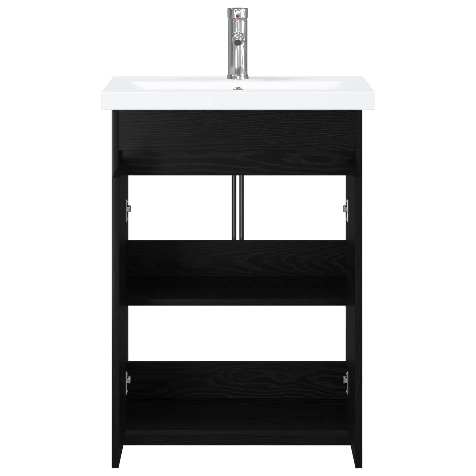 Set namještaja za kupaonicu Crni hrast 61 x 40 x 84,5 cm