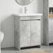 Set namještaja za kupaonicu Betonska siva 61 x 40 x 84,5 cm