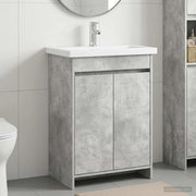 Set namještaja za kupaonicu Betonska siva 81 x 40 x 84,5 cm