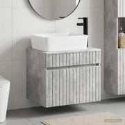 Set namještaja za kupaonicu Betonska siva Konstruirano drvo 59 x 44,5 x 50 cm