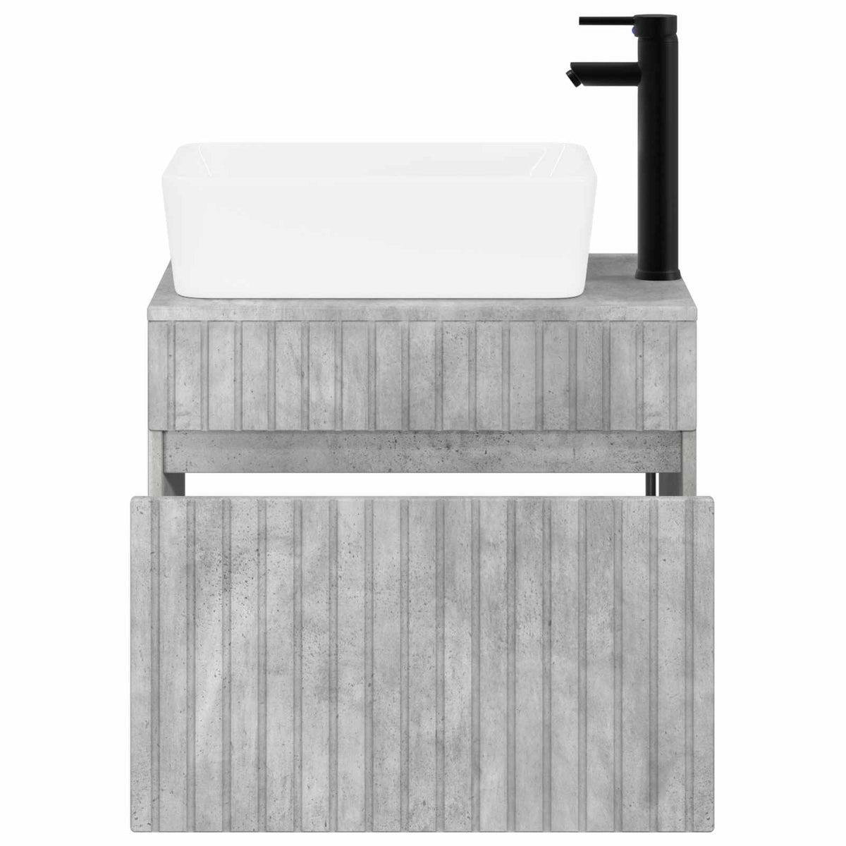 Set namještaja za kupaonicu Betonska siva Konstruirano drvo 59 x 44,5 x 50 cm