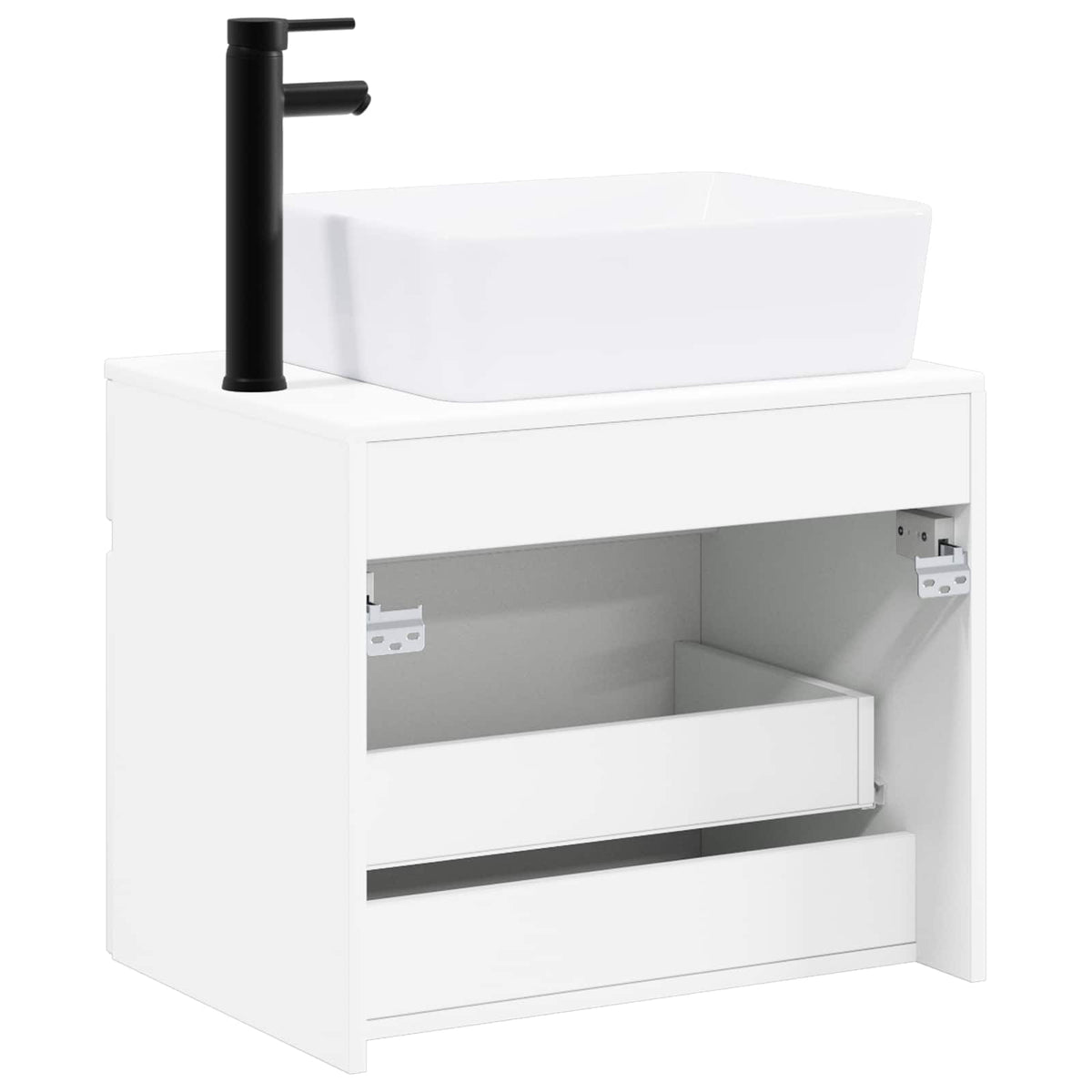 Set namještaja za kupaonicu Bijela visokog sjaja 59 x 44,5 x 50 cm