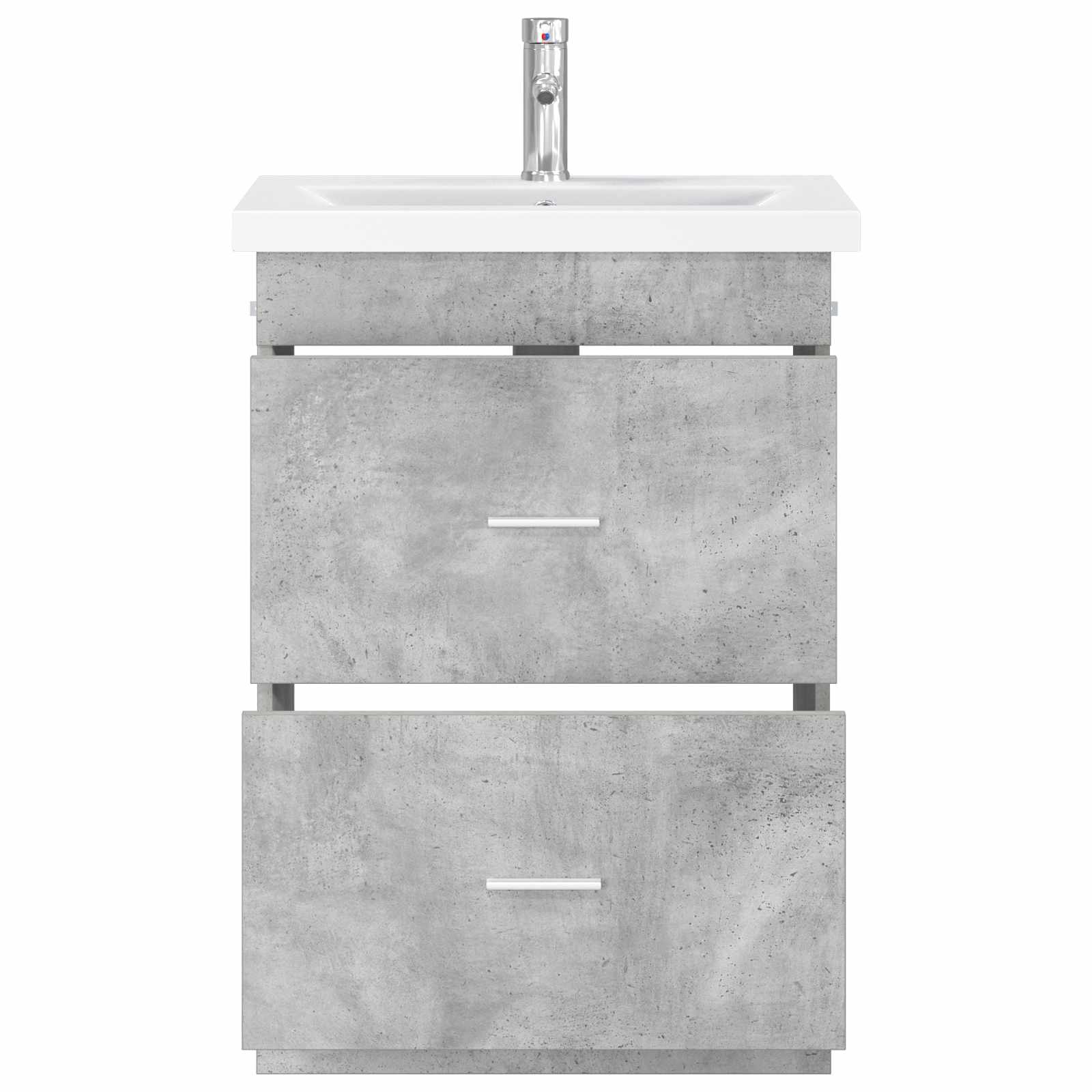 Set namještaja za kupaonicu Betonska siva 61 x 40 x 84,5 cm