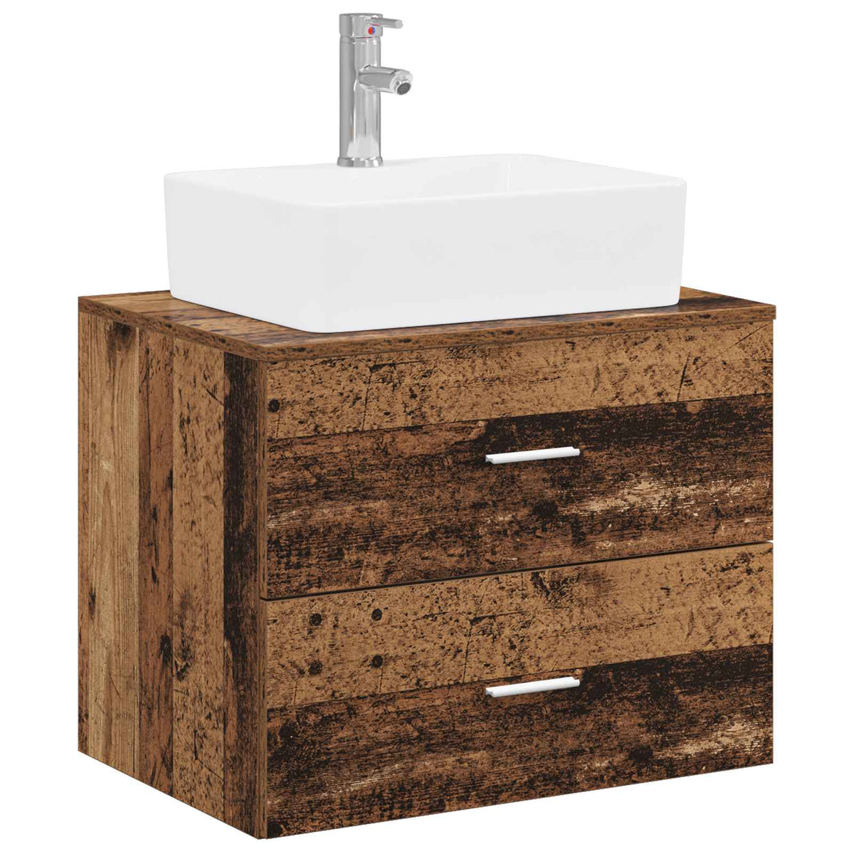 Set namještaja za kupaonicu Staro drvo Konstruirano drvo Smeđa 62.5 x 44.5 x 50 cm
