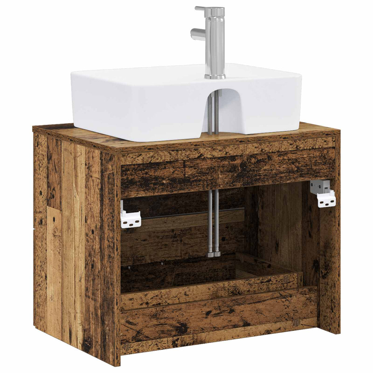 Set namještaja za kupaonicu Staro drvo Konstruirano drvo Smeđa 62.5 x 44.5 x 50 cm