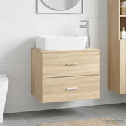 Set namještaja za kupaonicu Hrast sonoma Konstruirano drvo Smeđa 62.5 x 44.5 x 50 cm