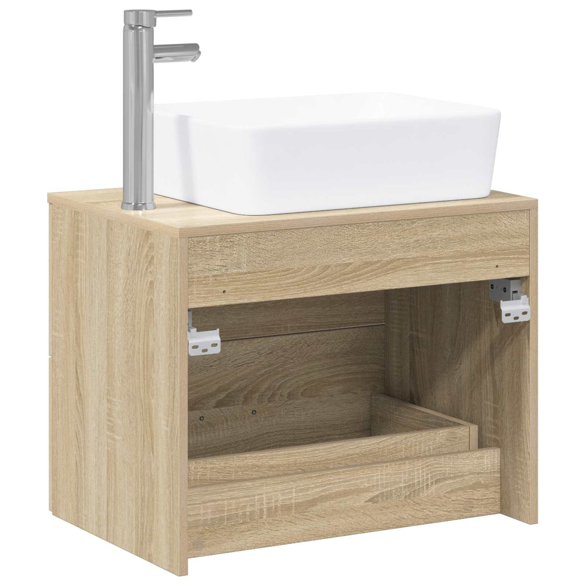 Set namještaja za kupaonicu Hrast sonoma Konstruirano drvo Smeđa 62.5 x 44.5 x 50 cm
