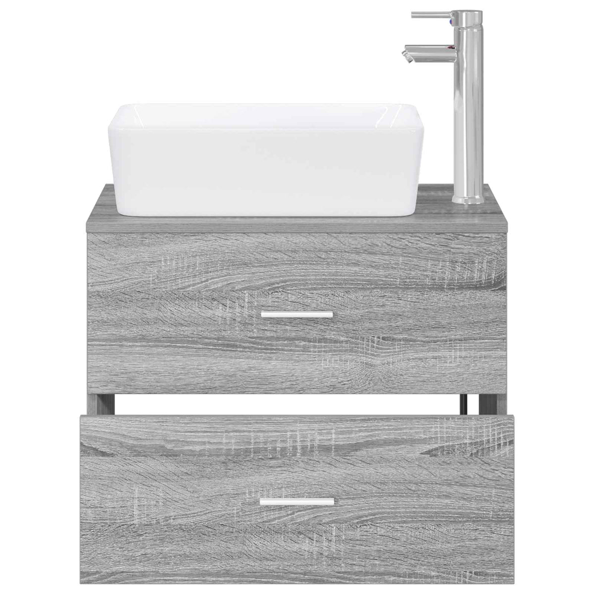 Set namještaja za kupaonicu Siva Sonoma Konstruirano drvo 62.5 x 44.5 x 50 cm