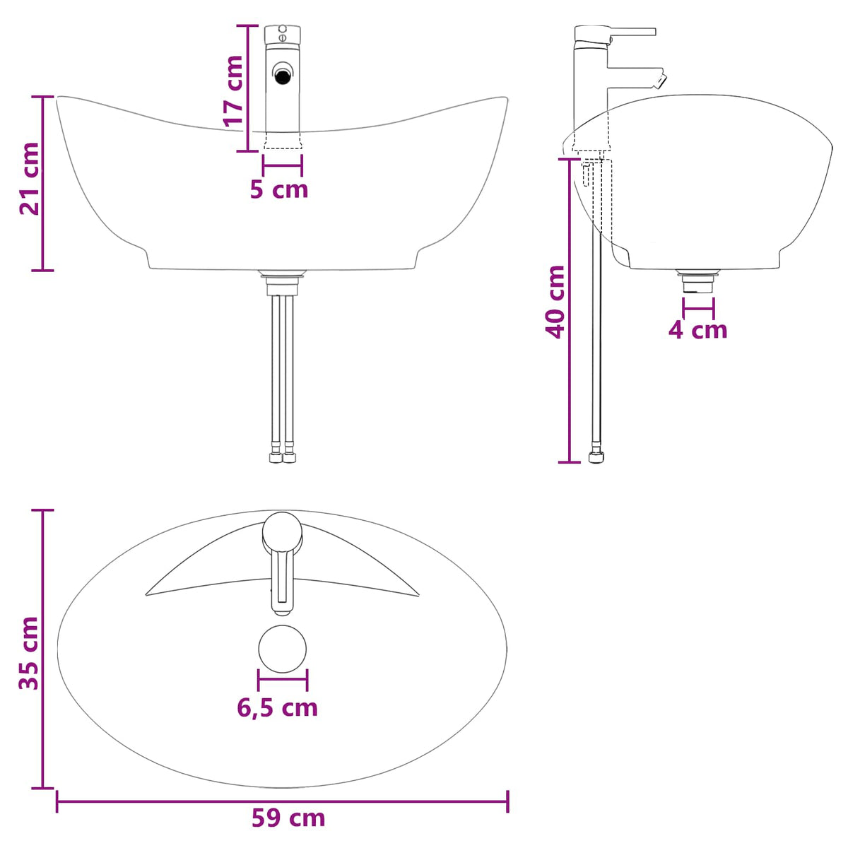 Set namještaja za kupaonicu Betonska siva Konstruirano drvo 62.5 x 44.5 x 50 cm