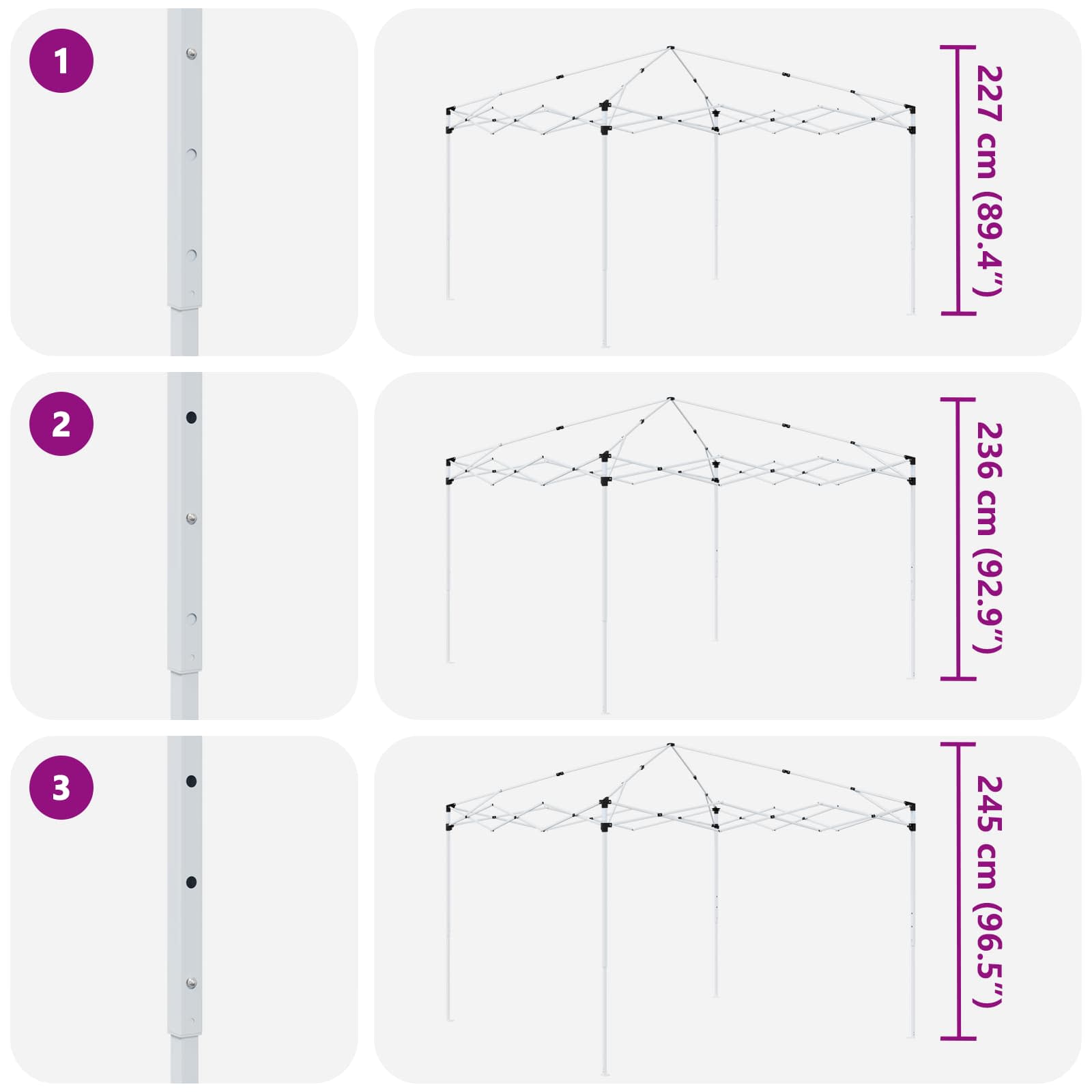 Rastezljivi šator za zabave 288 x 288 x 245 cm Terakota