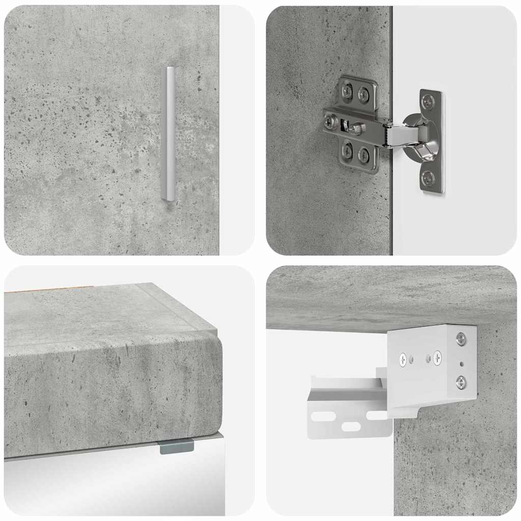 Set namještaja za kupaonicu TULUM 3 pcs Betonski sivi