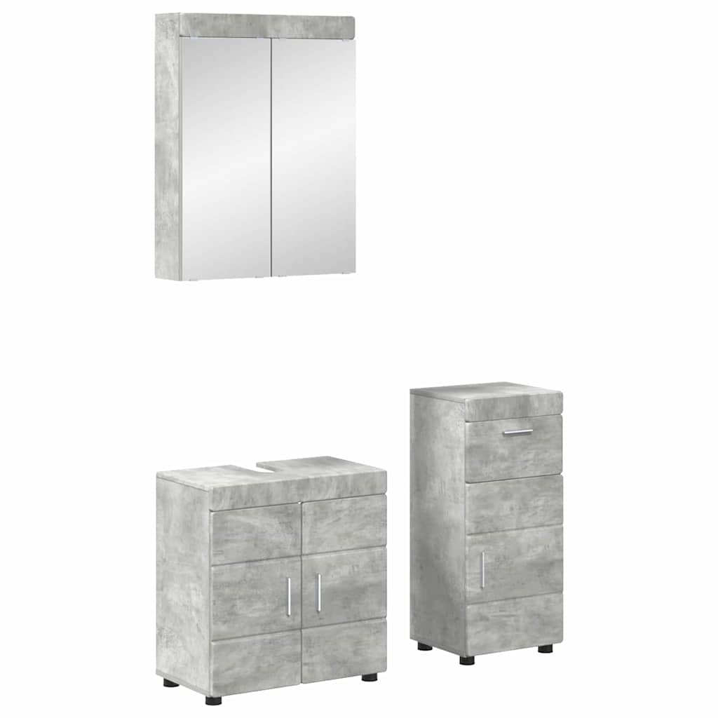 Set namještaja za kupaonicu TULUM 3 pcs Betonski sivi