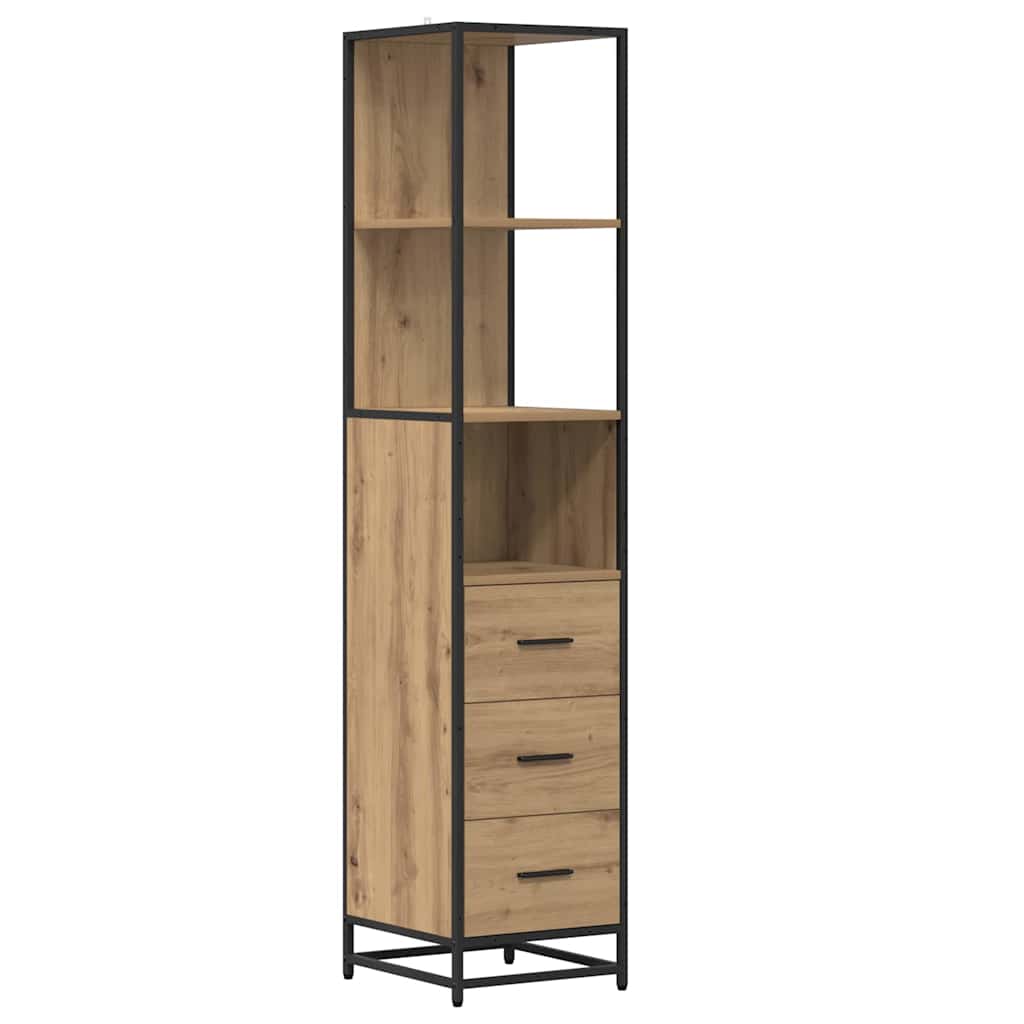 Set namještaja za kupaonicu 4 kom. Umjetnički hrast Smeđa 80 x 33 x 60 cm