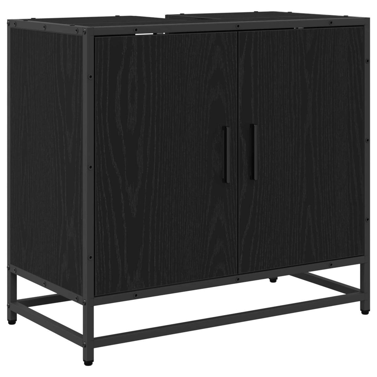 Set namještaja za kupaonicu 3 kom. Crni hrast 60 x 33 x 60 cm