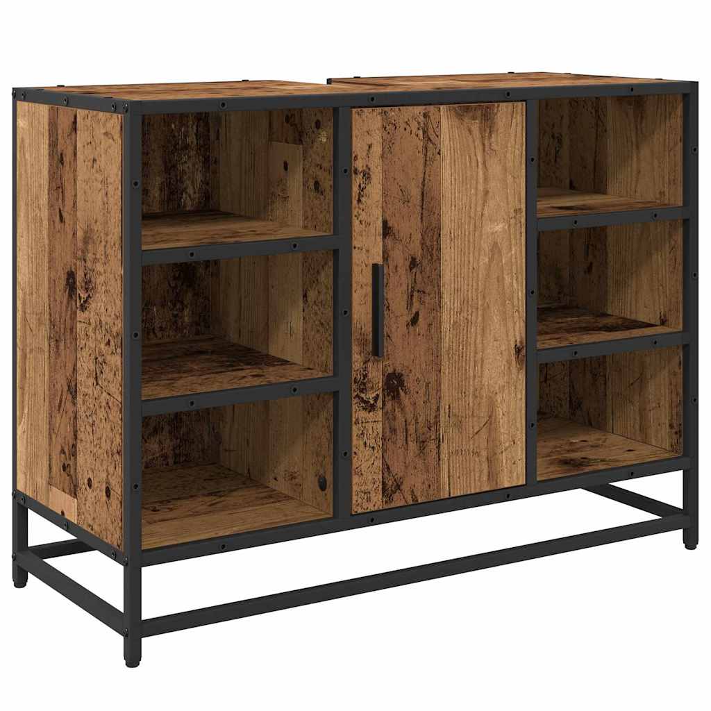 Set namještaja za kupaonicu 3 kom. Staro drvo Konstruirano drvo Smeđa 80 x 33 x 60 cm