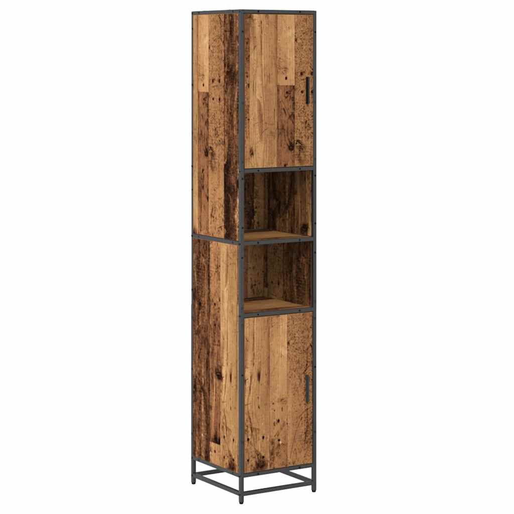 Set namještaja za kupaonicu 3 kom. Staro drvo Konstruirano drvo Smeđa 80 x 33 x 60 cm