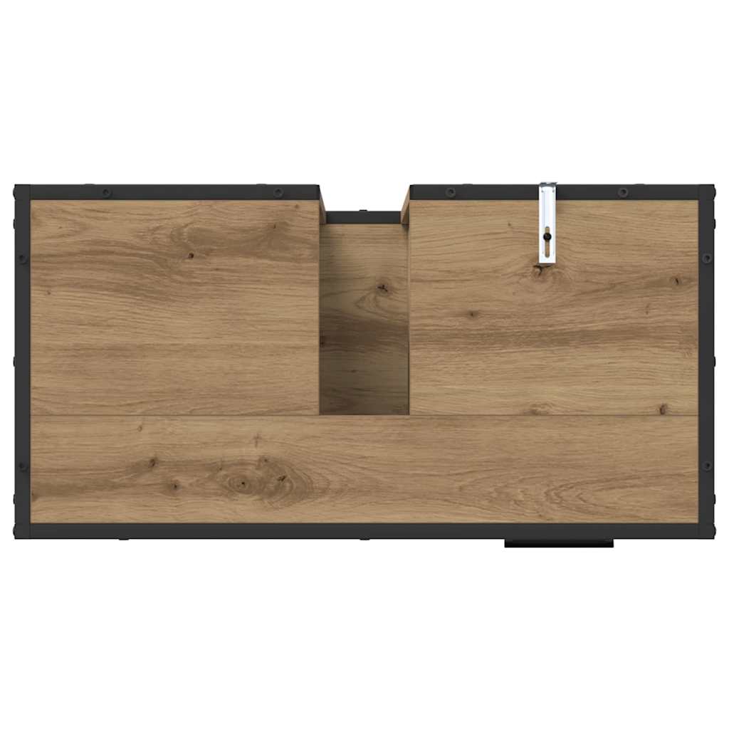 Set namještaja za kupaonicu 3 kom. Umjetnički hrast Smeđa 35 x 37,5 x 188,5 cm