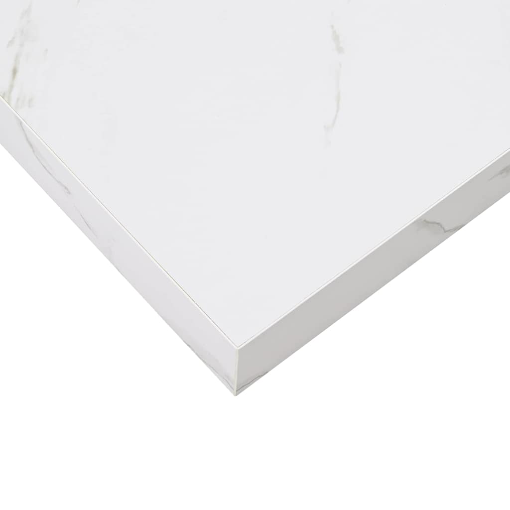 Polica na zidu Zidne 4 pcs Bijeli mramor 80 x 23,5 x 4 cm