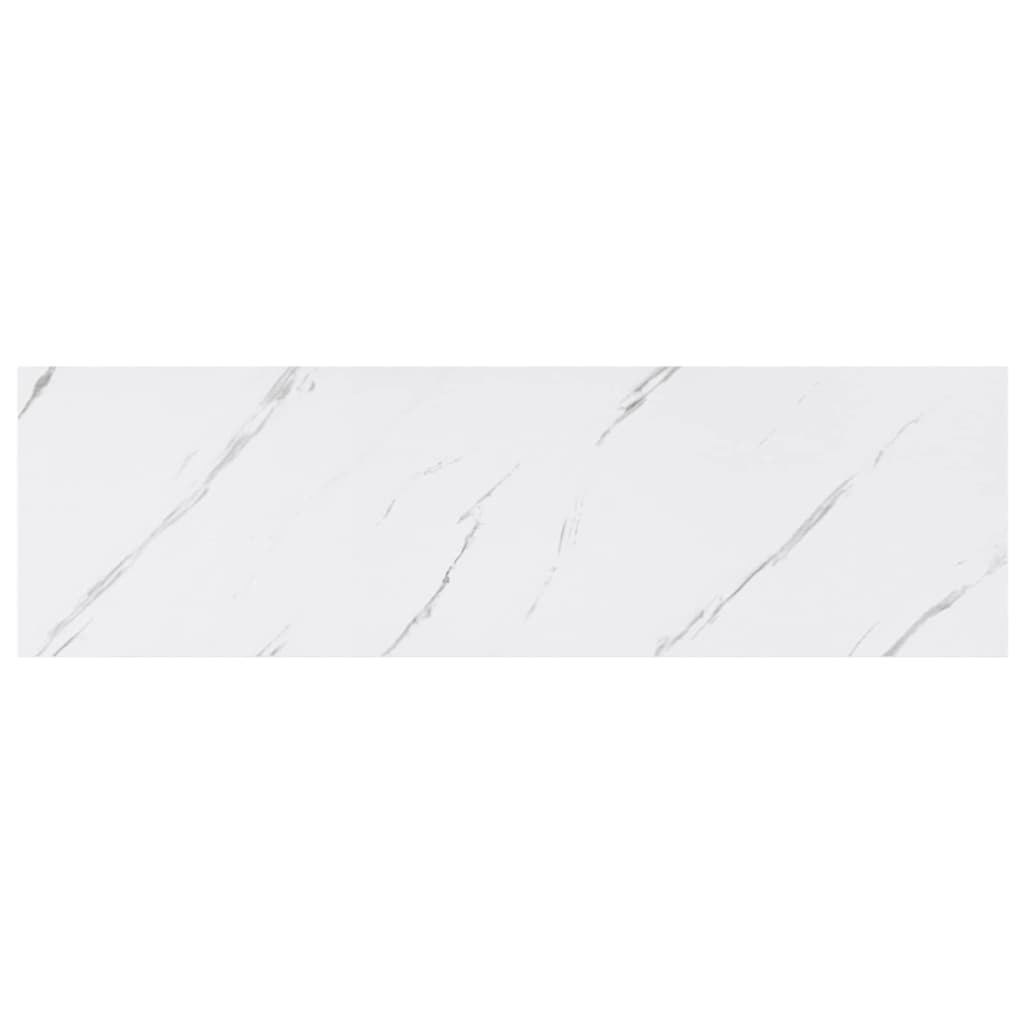 Polica na zidu Zidne 4 pcs Bijeli mramor 80 x 23,5 x 4 cm