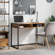Stol s pohranom Staro drvo 100 x 50 x 75 cm Konstruirano drvo