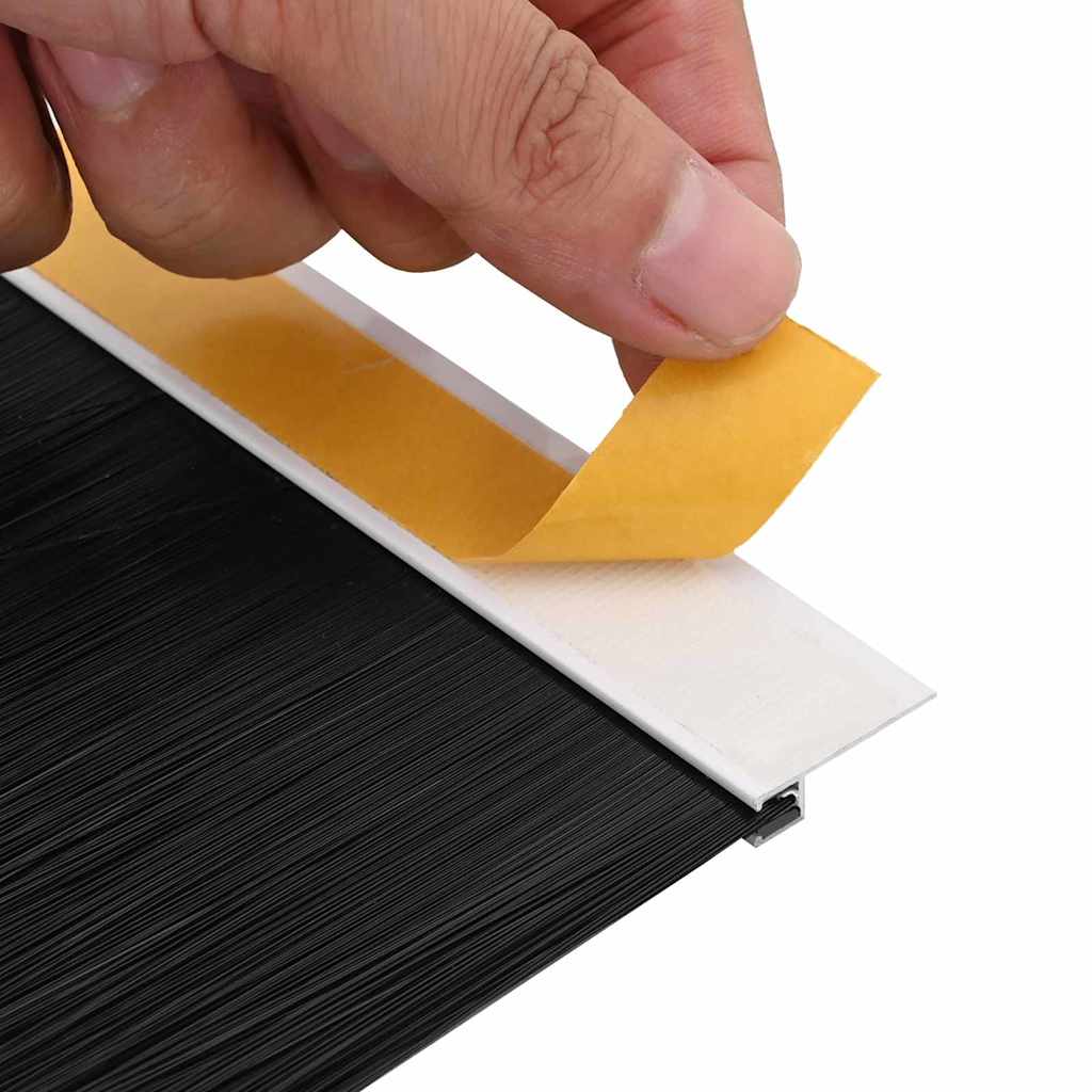 Samoljepljivi pečati za vrata 2 kom. 100 cm Aluminijski legura Bijela