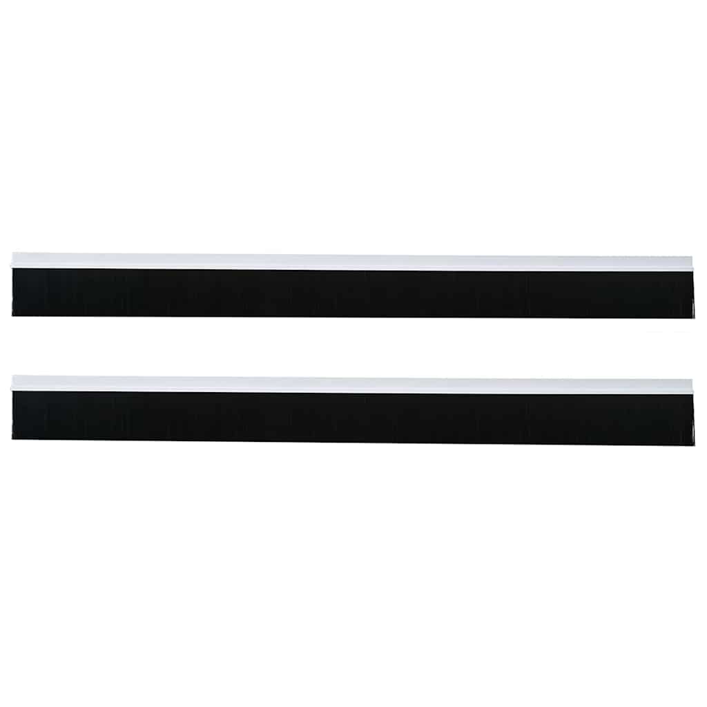 Samoljepljivi pečati za vrata 2 kom. 100 cm Aluminijski legura Bijela