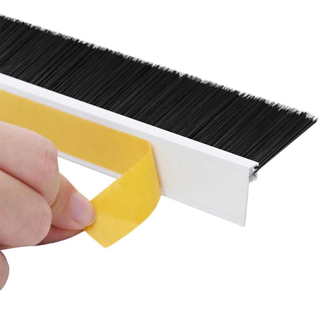 Samoljepljivi pečati za vrata 2 kom. 100 cm Aluminijski legura Bijela