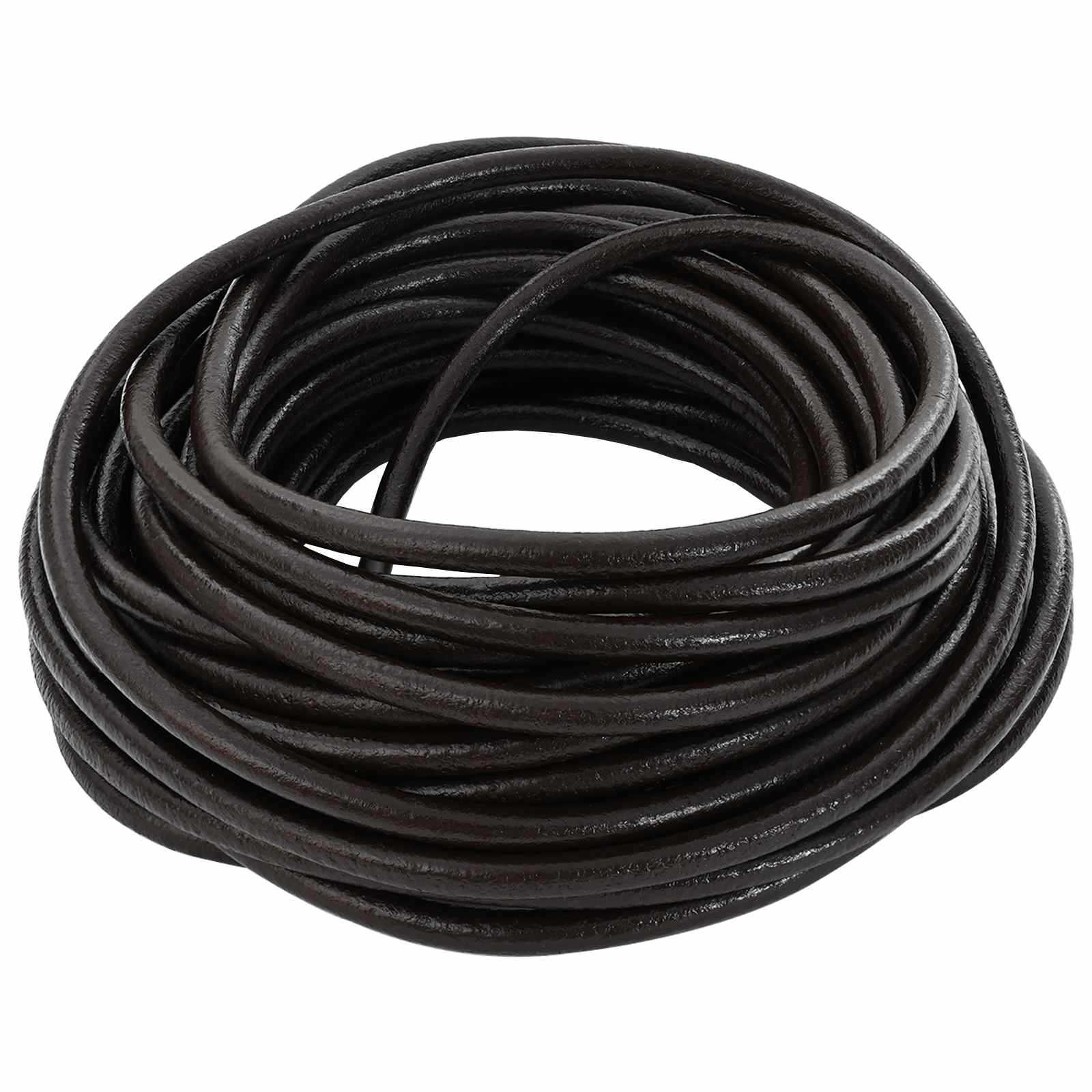 Kožni konop Tamno smeđa Ø4 mm x 50 m Koža