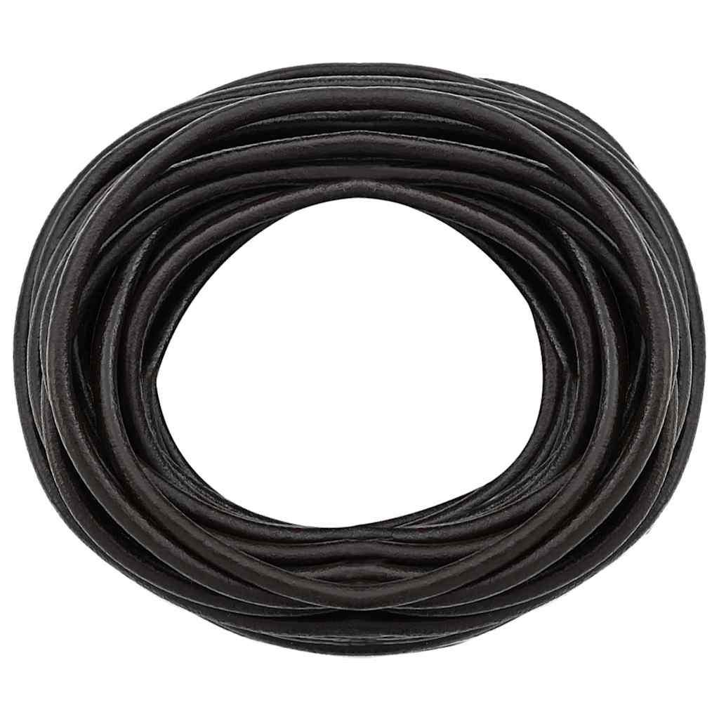 Kožni konop Tamno smeđa Ø4 mm x 50 m Koža