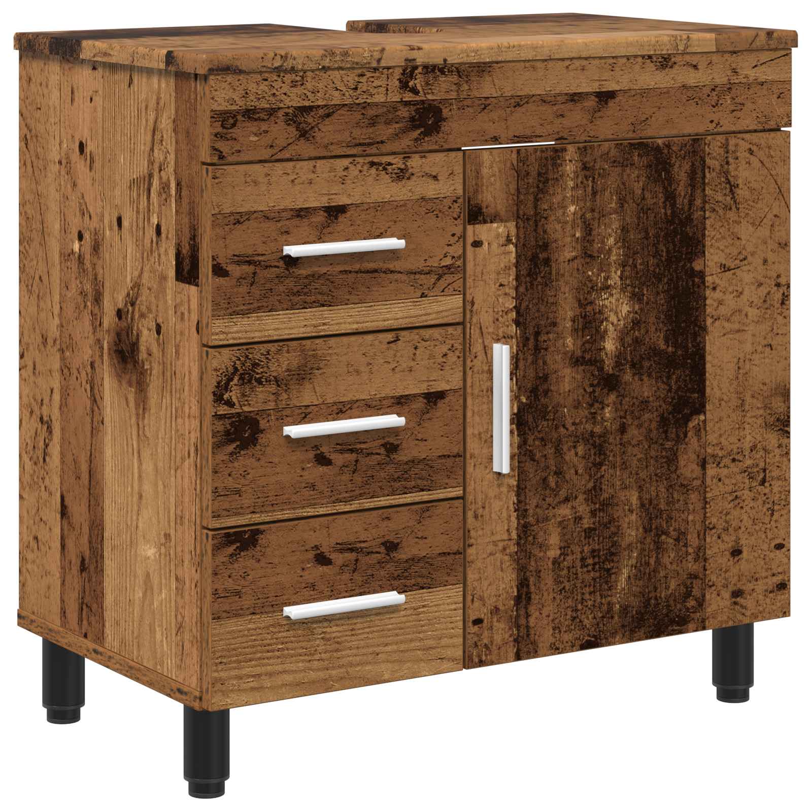 Toaletna jedinica Staro drvo 60 x 35 x 60 cm Konstruirano drvo
