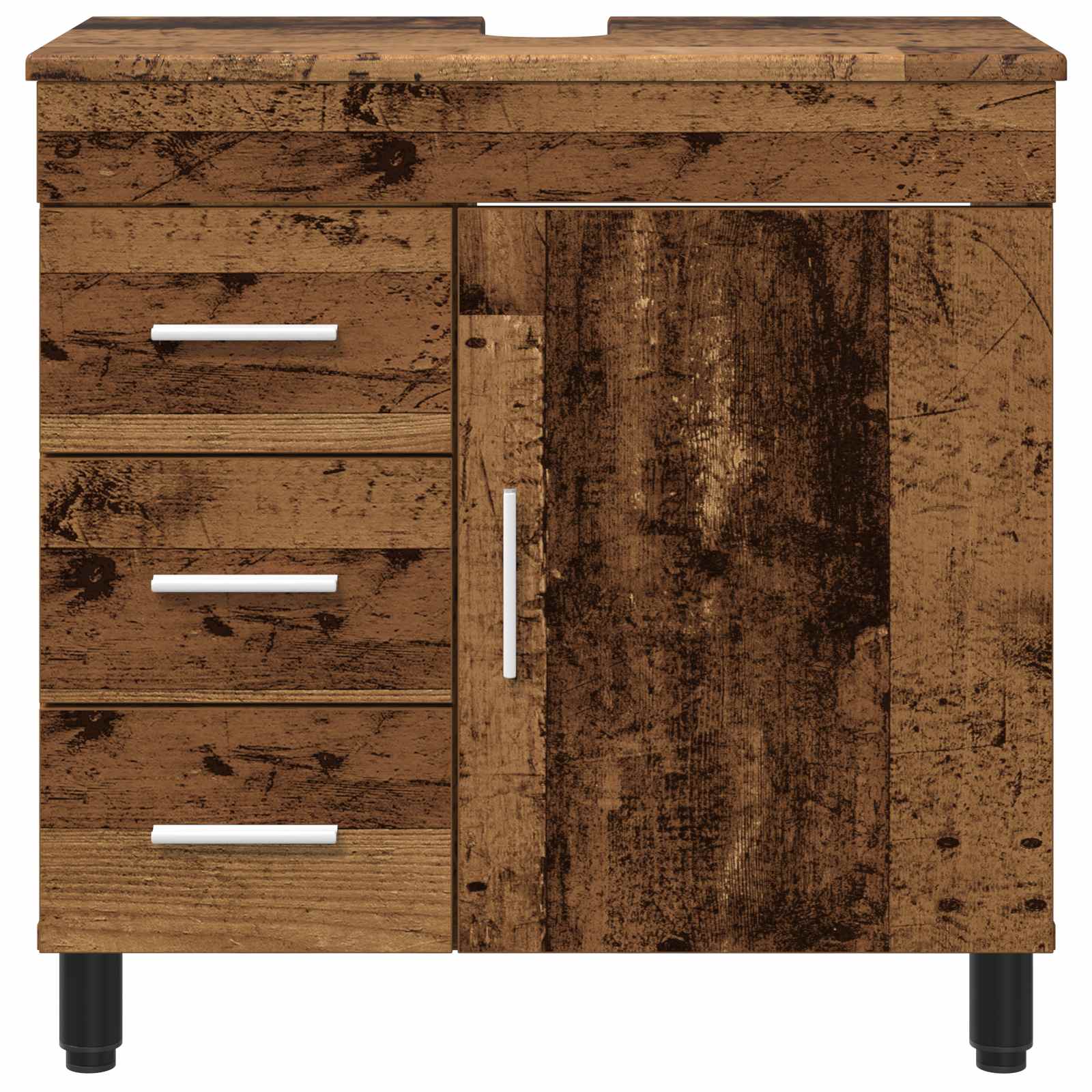 Toaletna jedinica Staro drvo 60 x 35 x 60 cm Konstruirano drvo