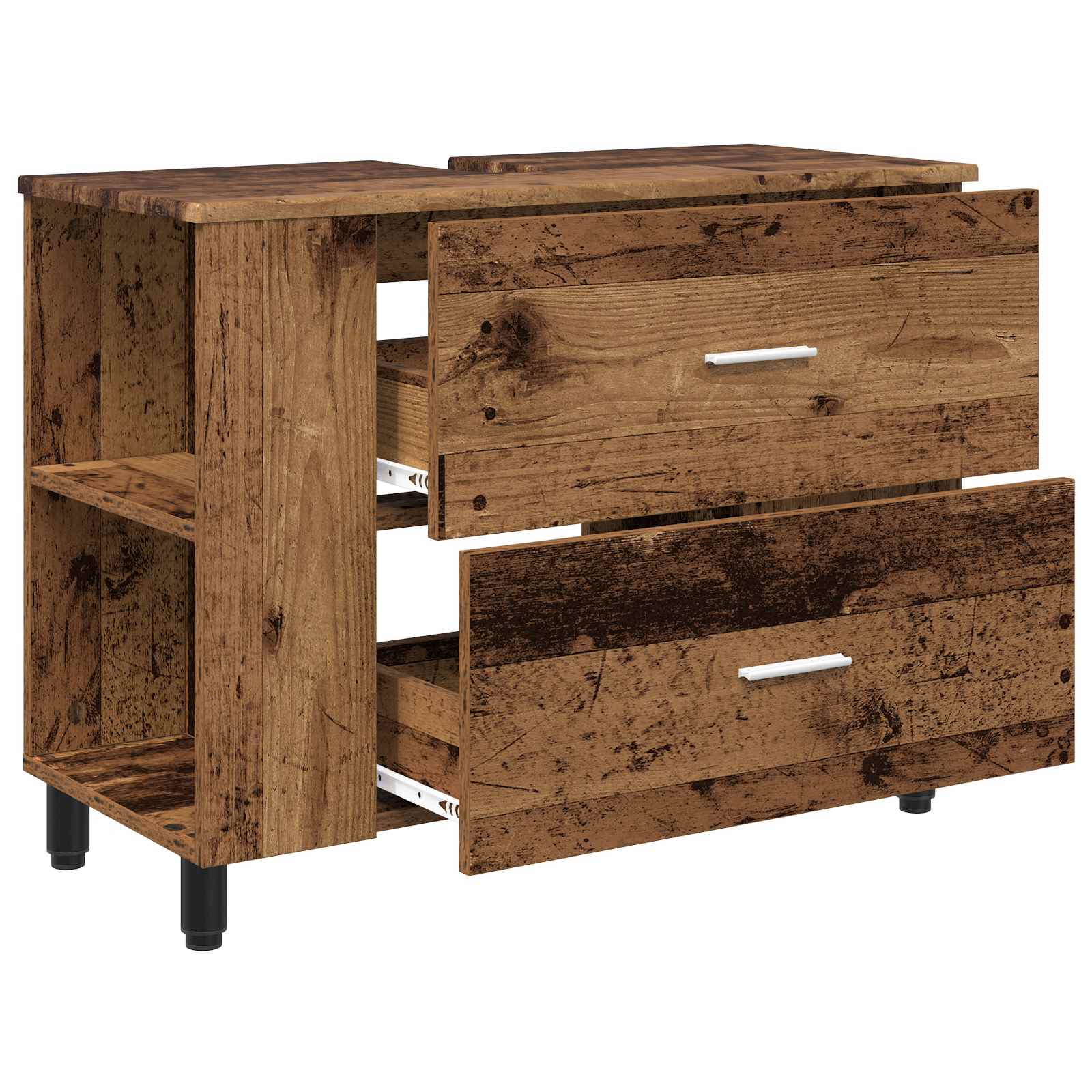 Toaletna jedinica Staro drvo 80 x 35 x 60 cm Konstruirano drvo
