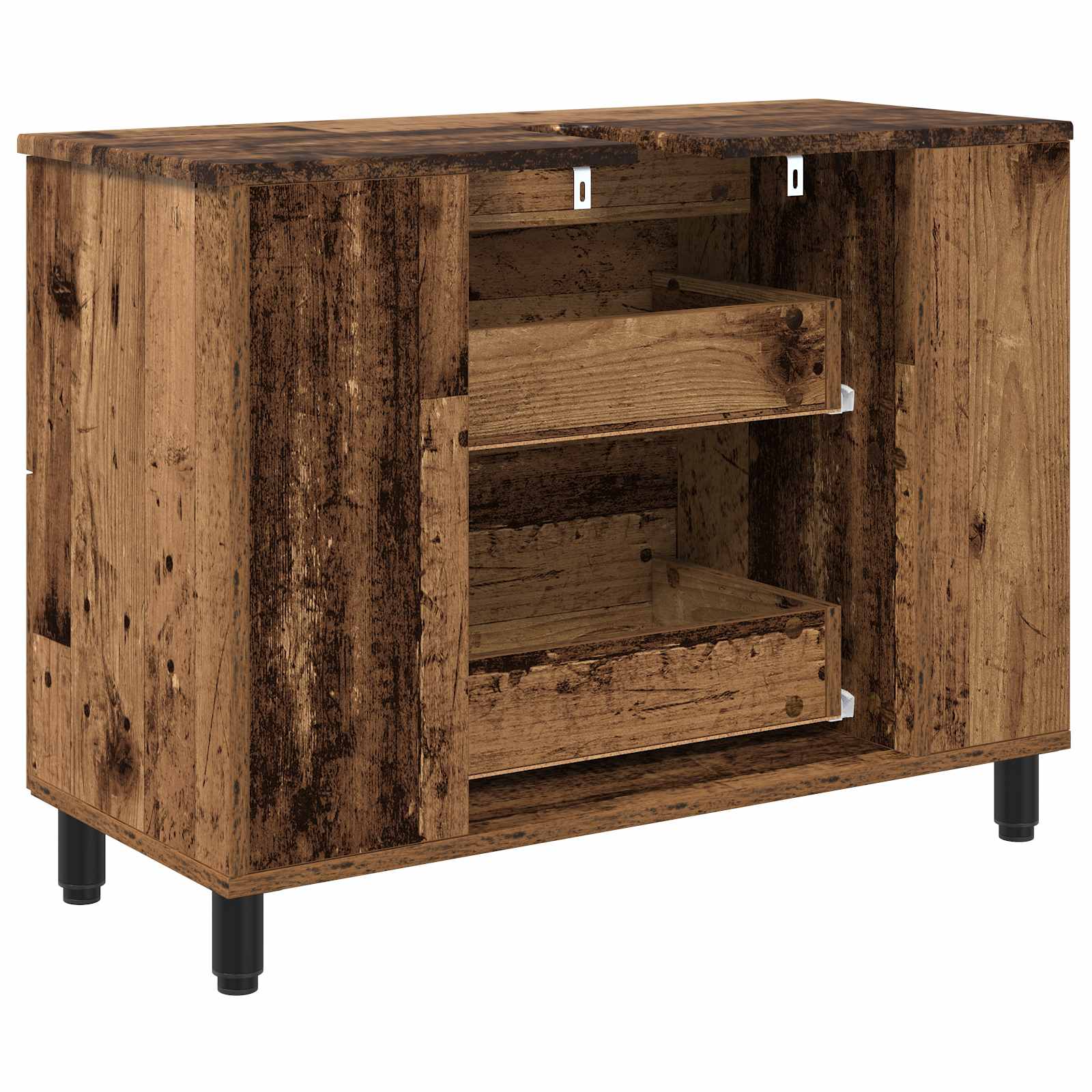 Toaletna jedinica Staro drvo 80 x 35 x 60 cm Konstruirano drvo