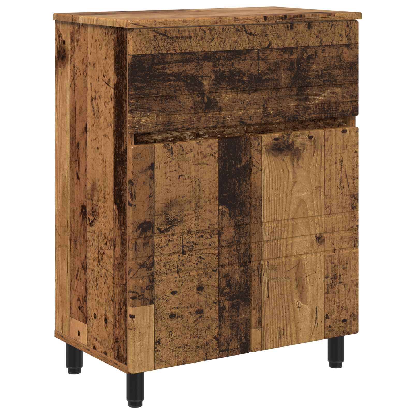 Toaletna jedinica Staro drvo 60 x 35 x 80 cm Konstruirano drvo