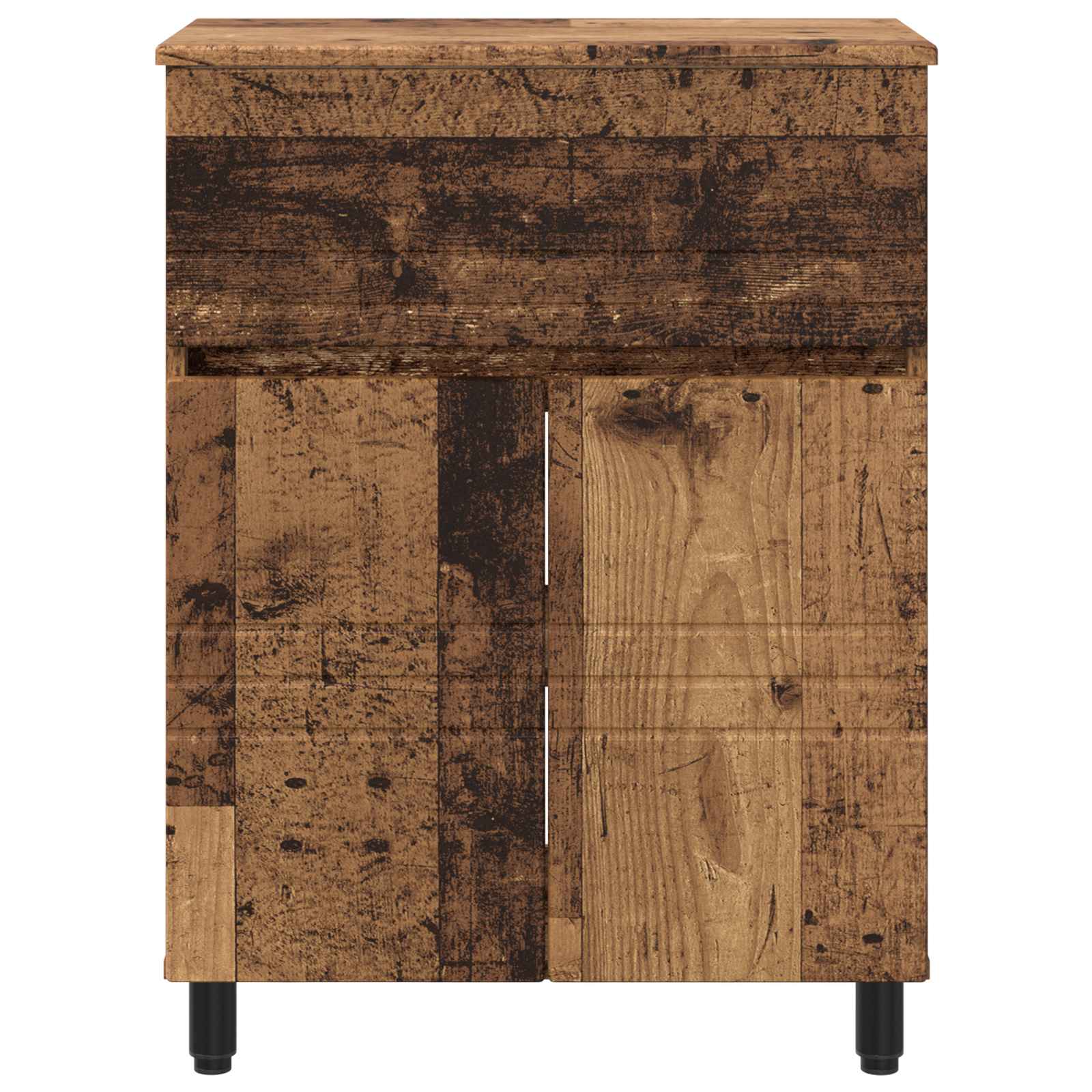 Toaletna jedinica Staro drvo 60 x 35 x 80 cm Konstruirano drvo