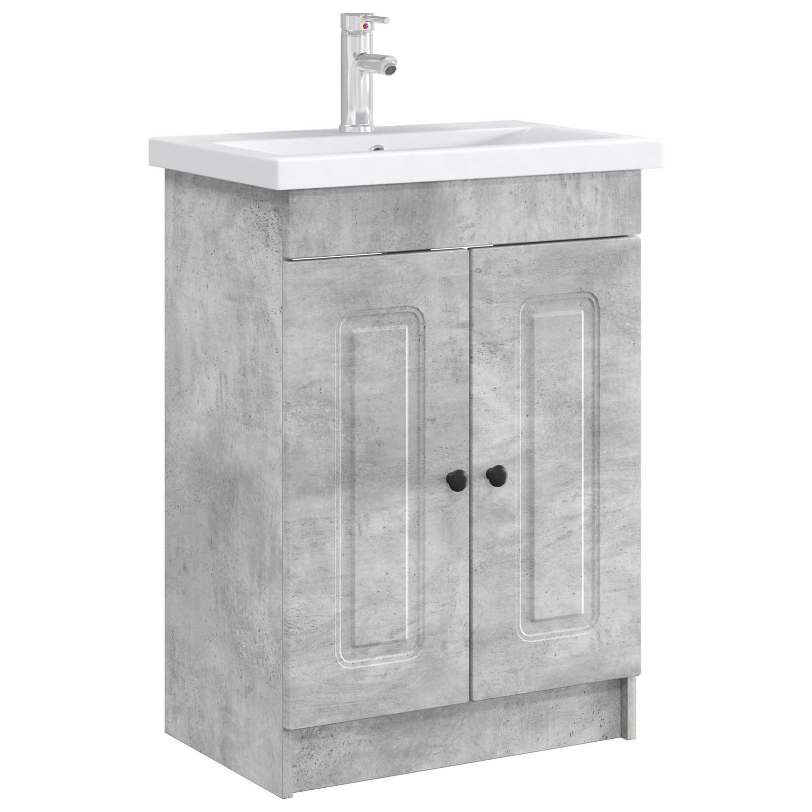 Ormarić ispod umivaonika Betonska siva 56 x 37,5 x 81 cm