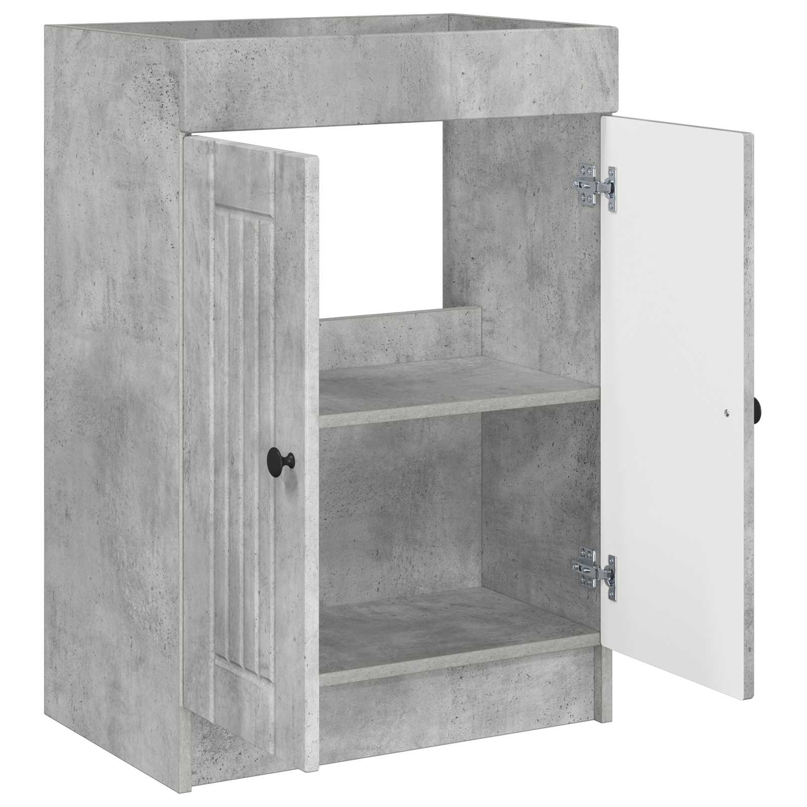 Ormarić ispod umivaonika Betonska siva 78,5 x 37,5 x 81 cm
