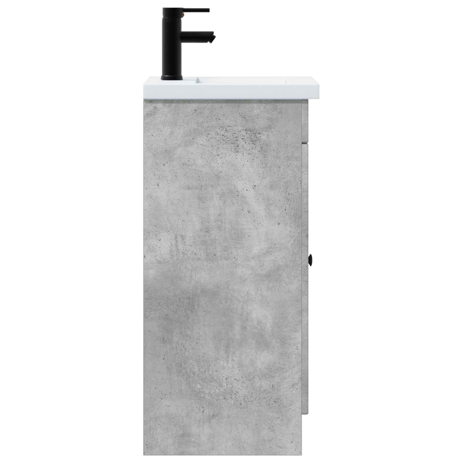 Kupaonski umivaonik s sudoperom Betonska siva 42 x 40 x 84,5 cm