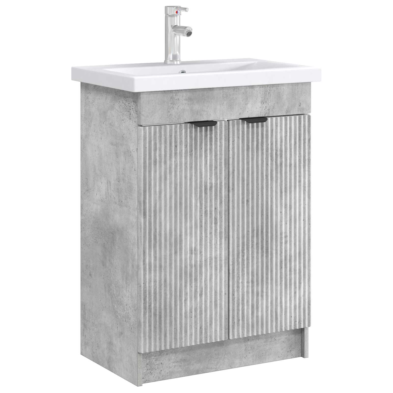 Ormarić ispod umivaonika Betonska siva 78,5 x 37,5 x 81 cm