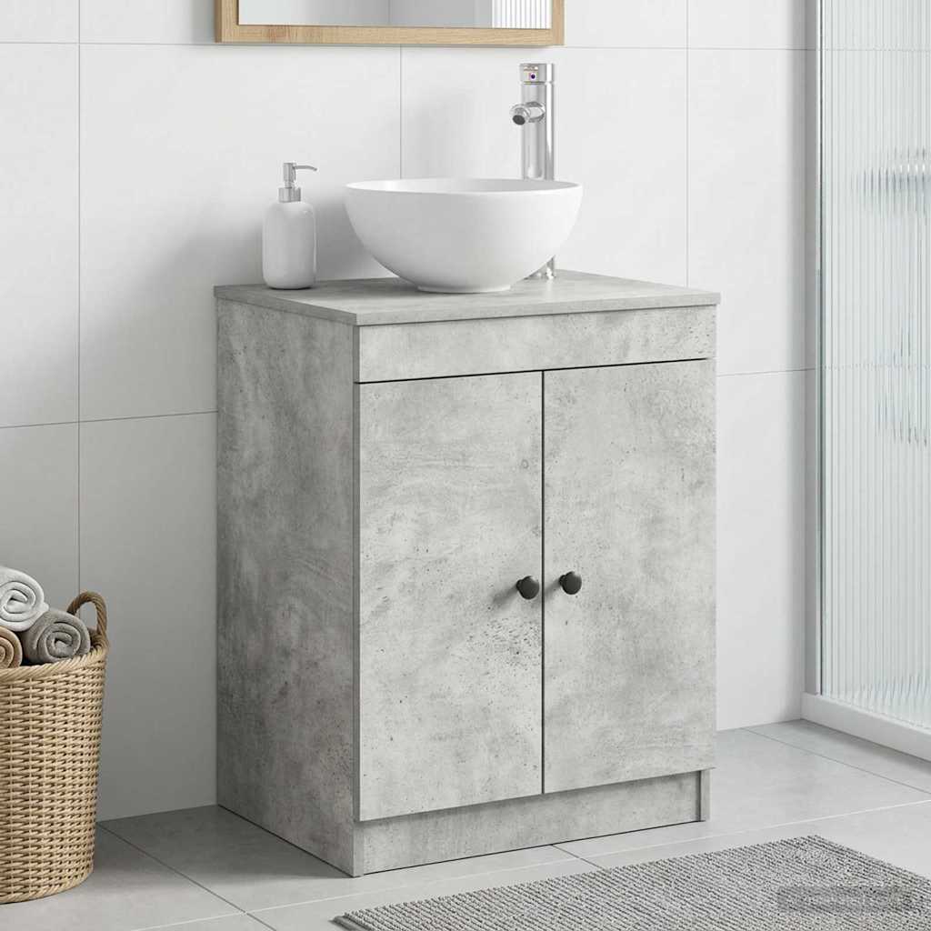 Kupaonski ormar Betonska siva 54 x 41 x 70 cm Konstruirano drvo