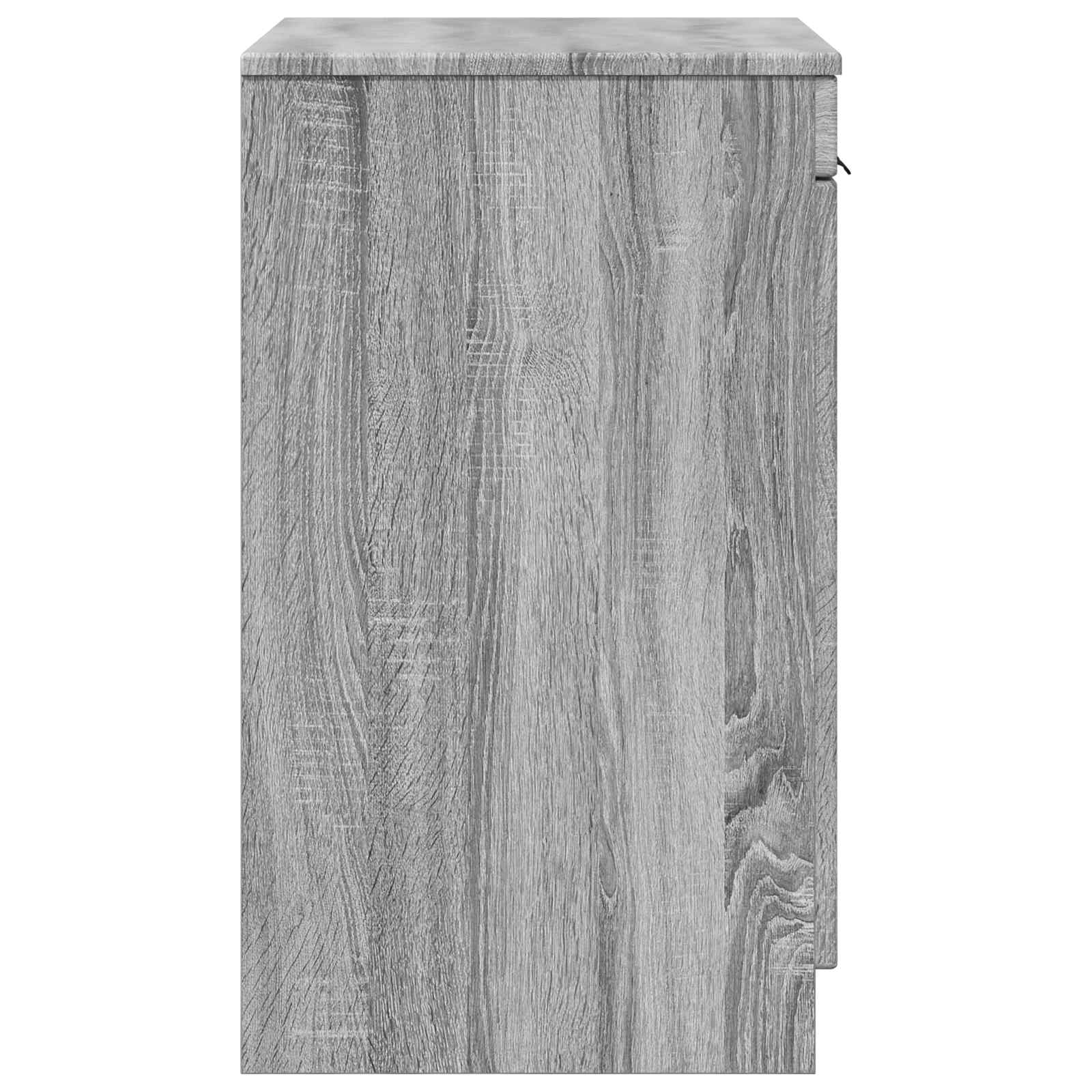 Kupaonski ormar Siva Sonoma 54 x 41 x 70 cm Konstruirano drvo