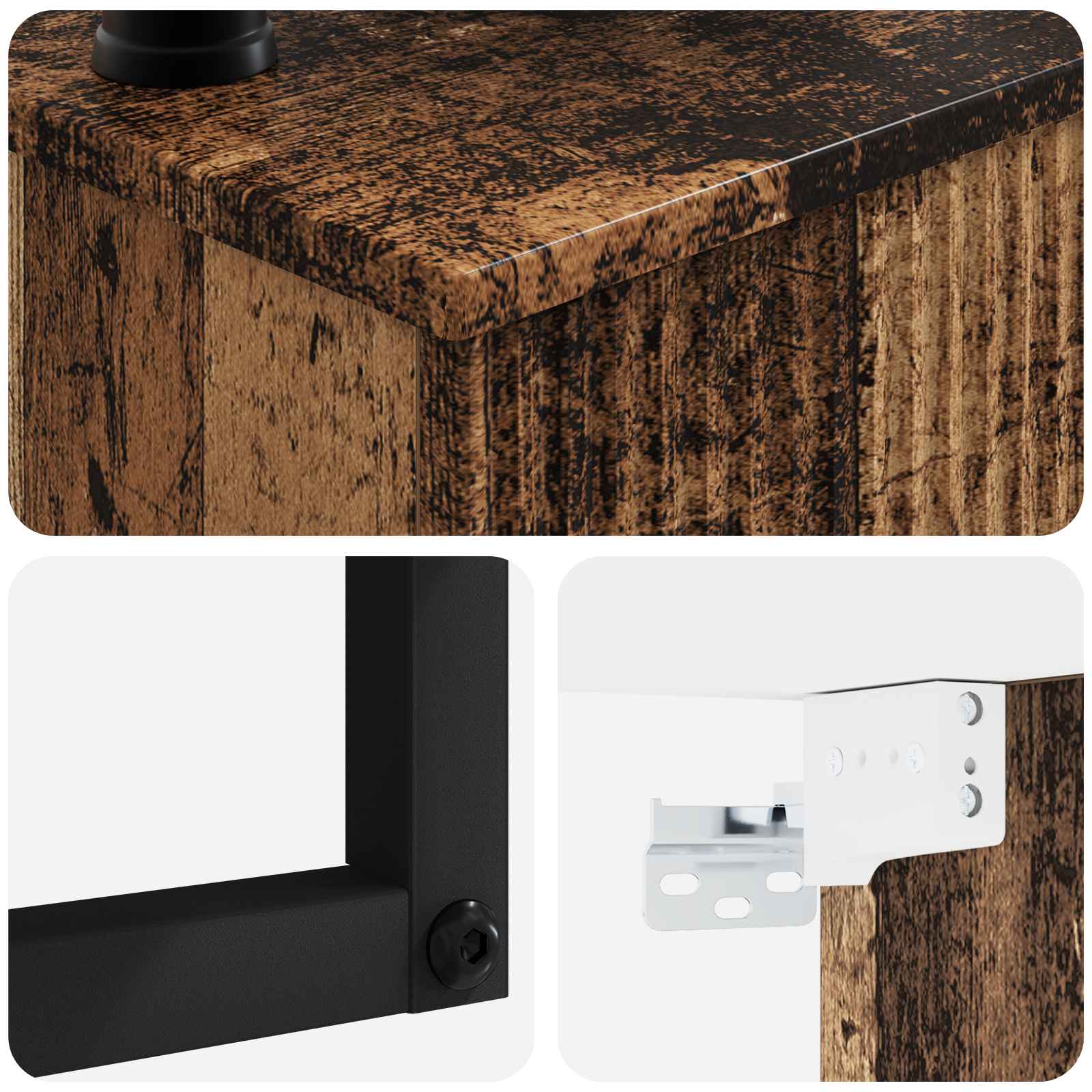 Zidni sudoper Staro drvo 50 x 41 x 39 cm Konstruirano drvo