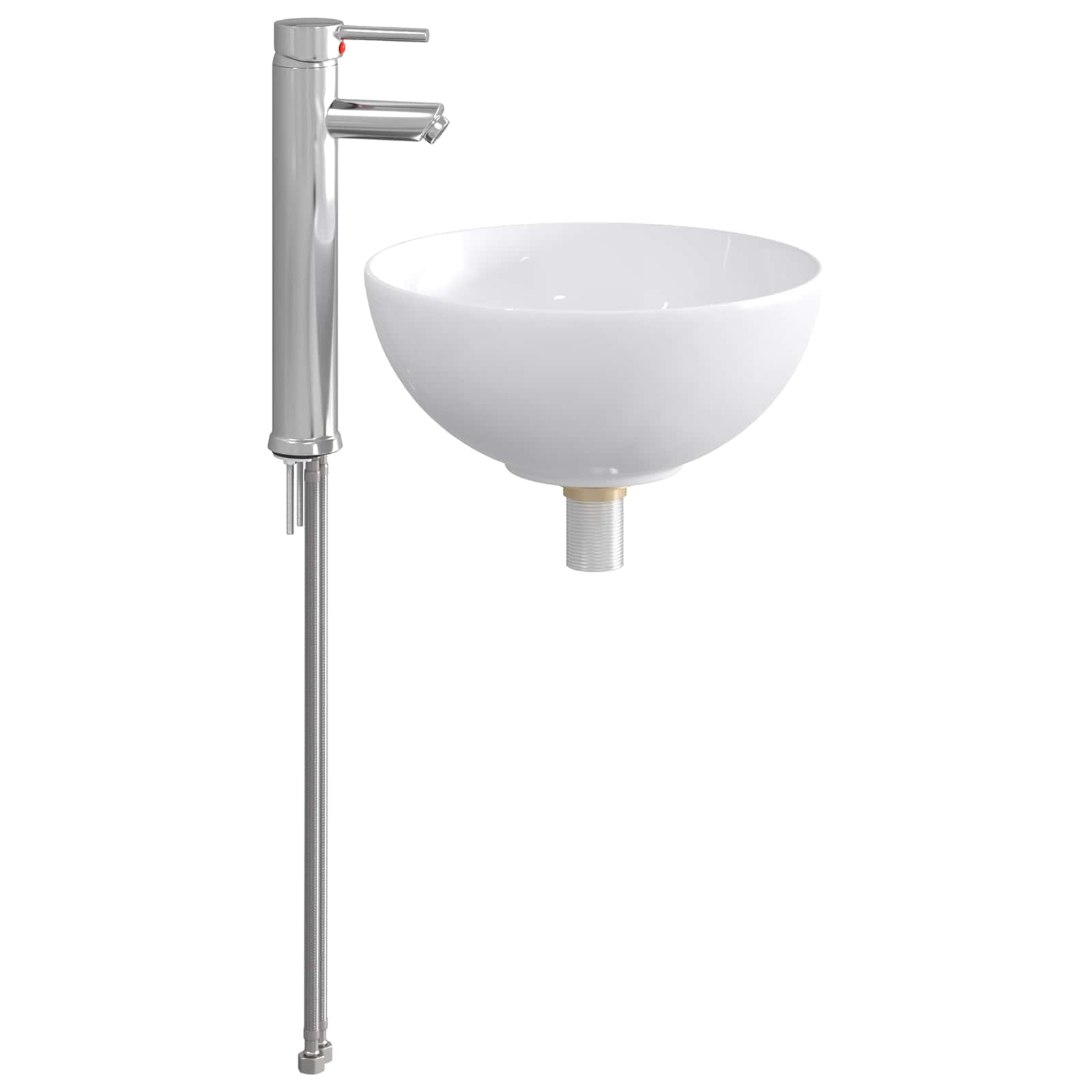Umivaonik za kupaonicu Krom 32 x 32 x 13 cm Metal