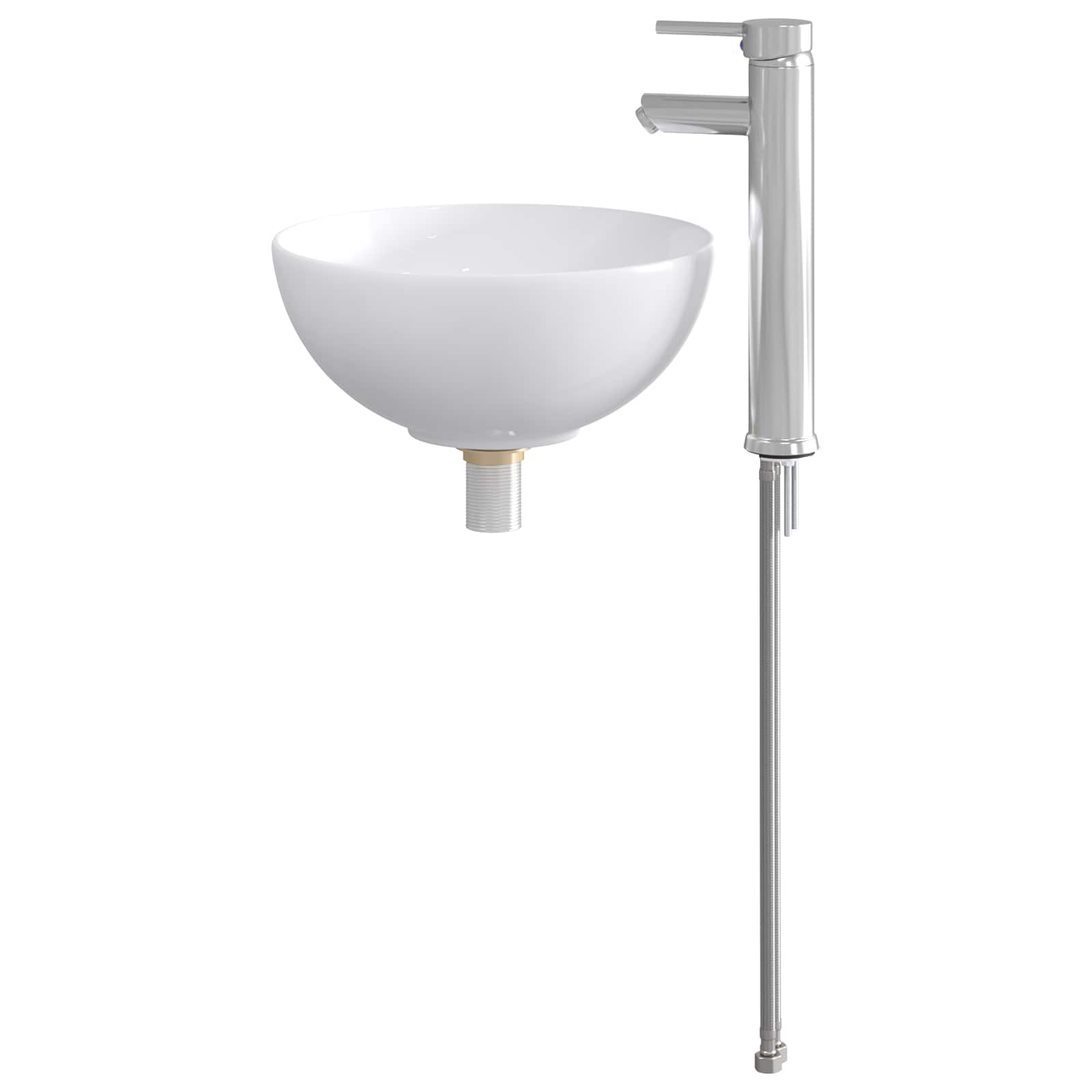 Umivaonik za kupaonicu Krom 32 x 32 x 13 cm Metal