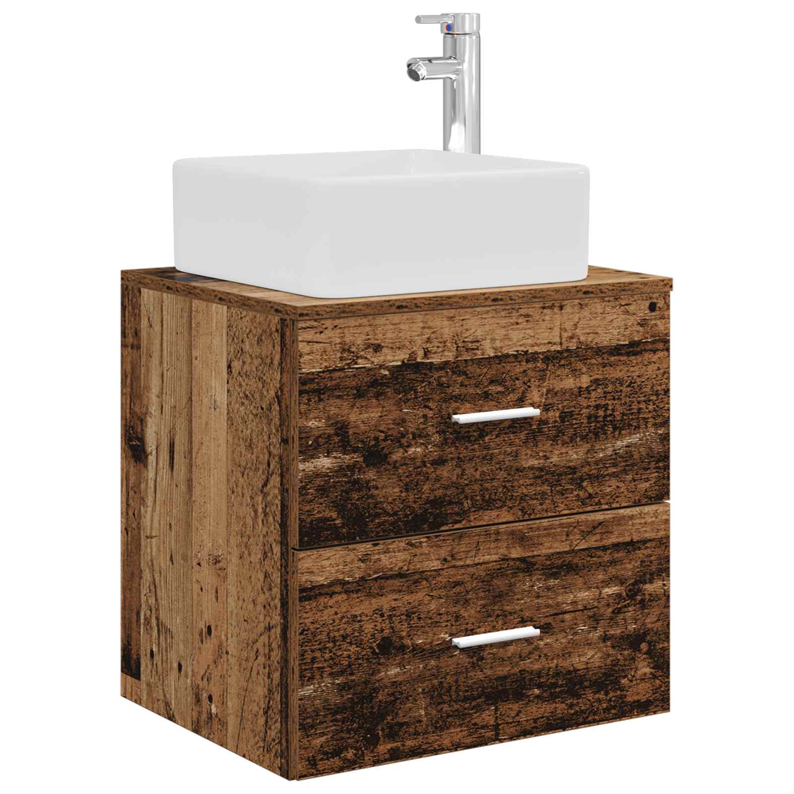 Umivaonik s policom Staro drvo 53 x 34,5 x 63 cm