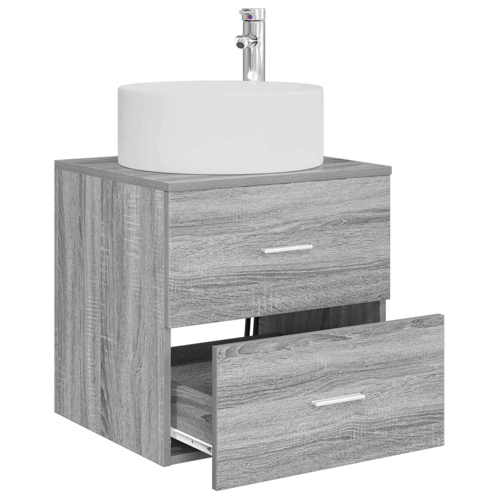 Umivaonik s policom Siva Sonoma 49,5 x 44,5 x 65,5 cm