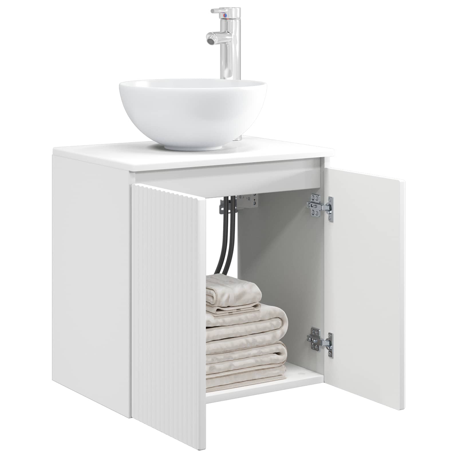 Umivaonik s policom Bijela 49,5 x 35 x 63 cm Konstruirano drvo